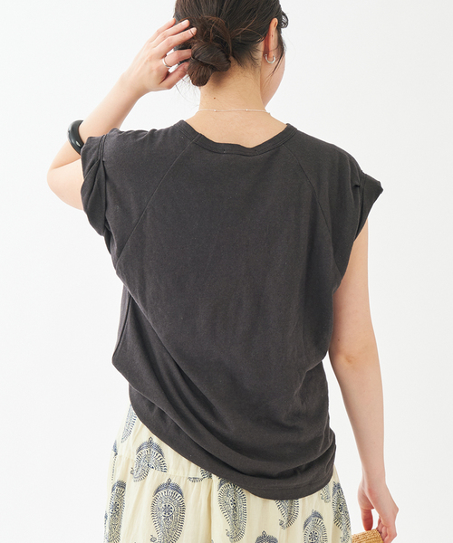 Plage 24SS 現行 Drawstring シャツ ブラック プラージュ plage（プラージュ）の「《追加》Boys box シャツ2（シャツ