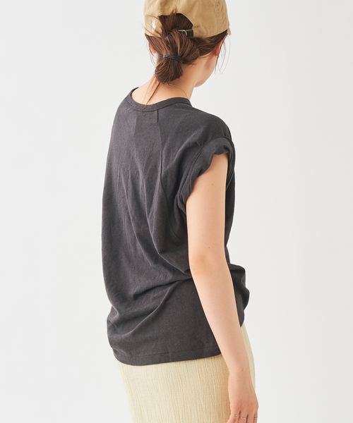 Plage LINEN COTTON Tシャツ　プラージュ セール】《追加》LINEN COTTON Tシャツ（Tシャツ/カットソー