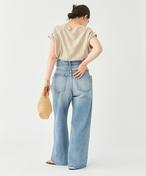 plage(プラージュ)の「《追加》LINEN COTTON Tシャツ(Tシャツ/カットソー・レディース・チャコールグレー/ホワイト/ベージュ・FREE)」の15枚目の写真