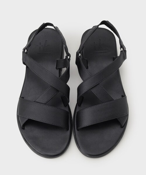 tk.TAKEO KIKUCHI(ティーケータケオキクチ)の「◆クロスサンダル(サンダル・メンズ・ブラック・75/65/55)」の5枚目の写真