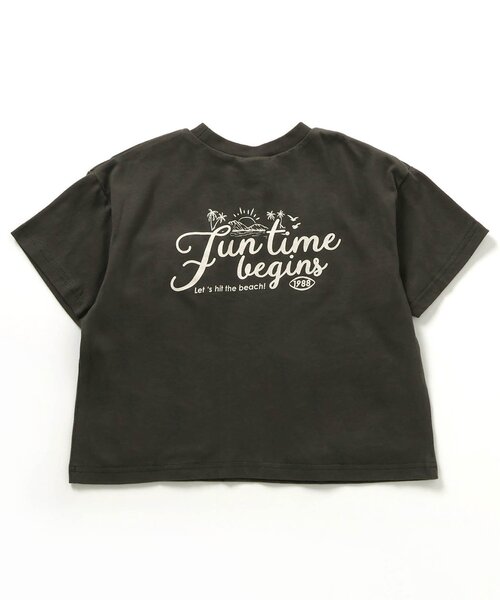 BREEZE（ブリーズ）の「マルチポケットTシャツ（Tシャツ/カットソー・キッズ・チャコール/インディゴブルー・90/100/110/120/130/140/150）」の7枚目の写真