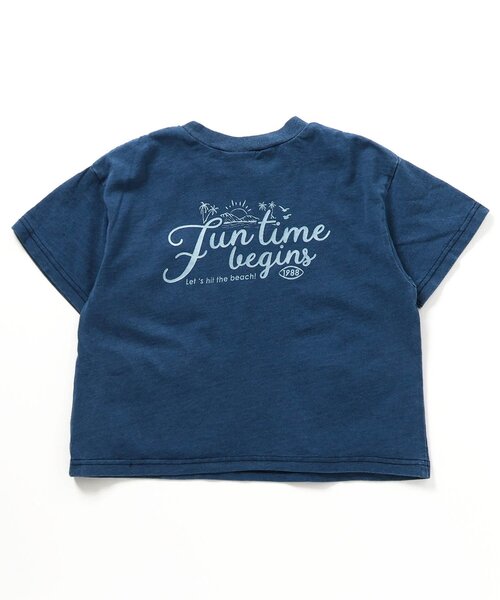 BREEZE（ブリーズ）の「マルチポケットTシャツ（Tシャツ/カットソー・キッズ・チャコール/インディゴブルー・90/100/110/120/130/140/150）」の11枚目の写真