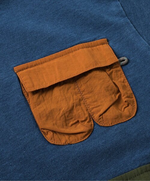 BREEZE（ブリーズ）の「マルチポケットTシャツ（Tシャツ/カットソー・キッズ・チャコール/インディゴブルー・90/100/110/120/130/140/150）」の14枚目の写真