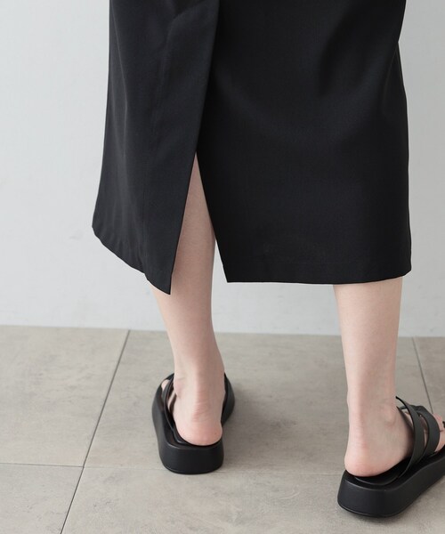 GALLEST(ギャレスト)の「◆ストレートラップスカート(スカート・レディース・ベージュ/ブラック/ブルー・36/38/40)」の11枚目の写真