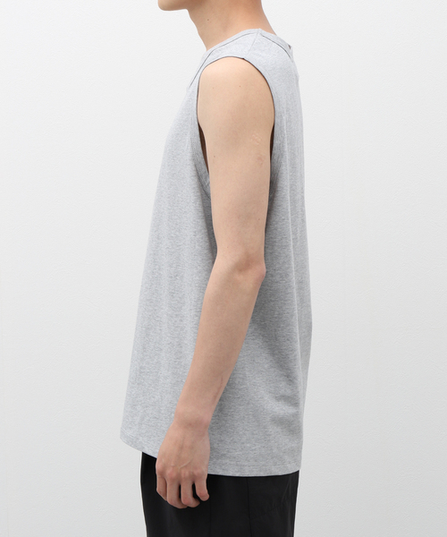 JOURNAL STANDARD relume（ジャーナルスタンダード　レリューム）の「Allen A / アレンエー ノースリーブクルーネックカットソー（Tシャツ/カットソー・メンズ・ライトグレー/チャコールグレー/ホワイト・SMALL/MEDIUM/LARGE）」の11枚目の写真