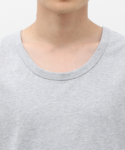 JOURNAL STANDARD relume（ジャーナルスタンダード　レリューム）の「Allen A / アレンエー ノースリーブクルーネックカットソー（Tシャツ/カットソー・メンズ・ライトグレー/チャコールグレー/ホワイト・SMALL/MEDIUM/LARGE）」の13枚目の写真