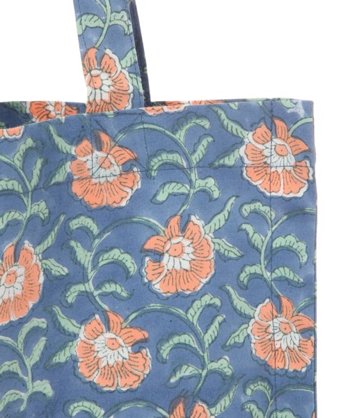 studio CLIP（スタディオクリップ）の「ブロックプリントトートバッグ（エコバッグ/サブバッグ・レディース・グレー/ブルー/イエロー・FREE）」の12枚目の写真