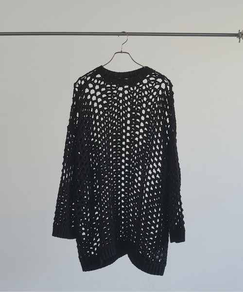Utusiyo（ウツシヨ）の「knit 透（ニット/セーター・メンズ・ホワイト/ブラック・FREE）」の10枚目の写真