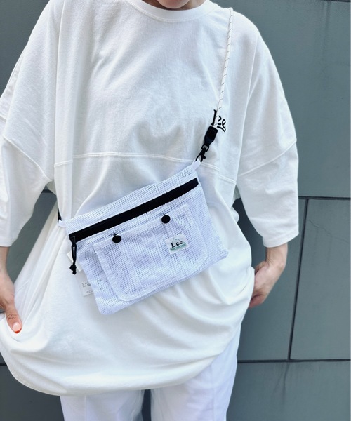 Lee（リー）の「LEE / MESH SACOCHE LA0649（ボディバッグ/ウエストポーチ・レディース・ブラック/ホワイト/ライトグリーン/ピンク/パープル・ONESIZE）」の10枚目の写真