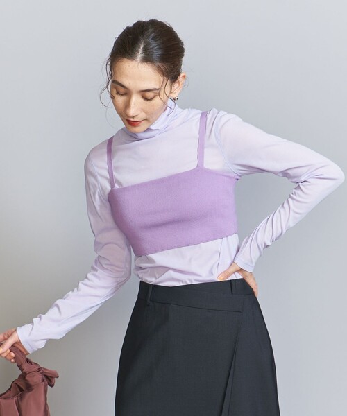 BEAUTY&amp;YOUTH UNITED ARROWS - TAN「LAMBS CAMISOLE」ニットキャミソール 91407278_10_d_500.jpg