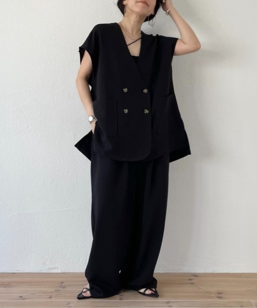 2点SET】mannish vest set up / マニッシュベストセットアップ