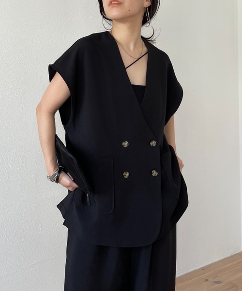 2点SET】mannish vest set up / マニッシュベストセットアップ