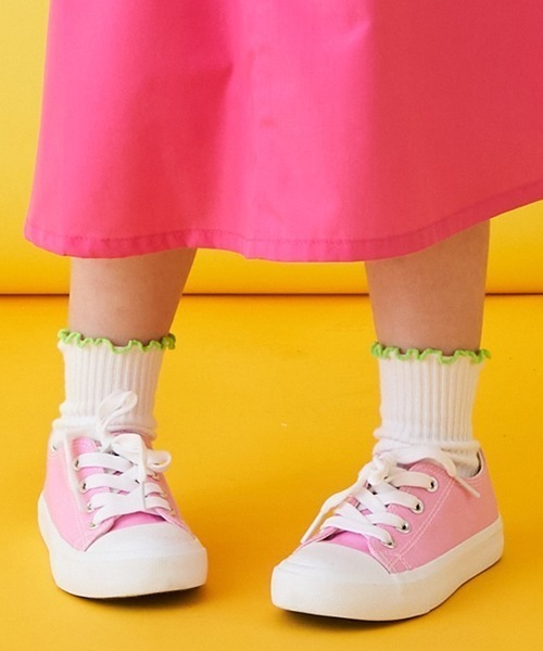 minimal（ミニマル）の「ローカットスニーカー（スニーカー・キッズ・ライトグリーン/オレンジ/ラベンダー/ピンク/レッド/サックスブルー・20.0cm/19.0cm/18.0cm/17.0cm/16.0cm/22.0cm/21.0cm）」の5枚目の写真