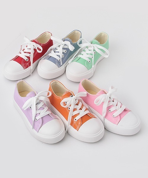 minimal（ミニマル）の「ローカットスニーカー（スニーカー・キッズ・ライトグリーン/オレンジ/ラベンダー/ピンク/レッド/サックスブルー・20.0cm/19.0cm/18.0cm/17.0cm/16.0cm/22.0cm/21.0cm）」の7枚目の写真