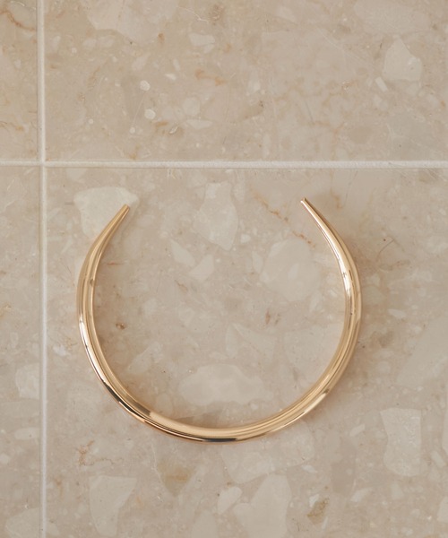 VIS（ビス）の「ハーフムーンメタルチョーカー（チョーカー・レディース・シルバー/ゴールド・FREE）」の2枚目の写真