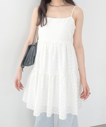 Heather | フリルティアードキャミミニワンピース 137505(ワンピース)