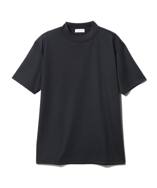 COLUMN(コラム)の「COLUMN / ベーシックモックネックカットソー(Tシャツ/カットソー・メンズ・パープル/ブラック/ホワイト/ネイビー・MEDIUM/LARGE/SMALL/X-LARGE)」の3枚目の写真
