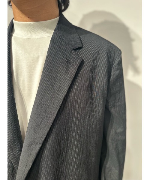 COLUMN(コラム)の「COLUMN / ベーシックモックネックカットソー(Tシャツ/カットソー・メンズ・パープル/ブラック/ホワイト/ネイビー・MEDIUM/LARGE/SMALL/X-LARGE)」の12枚目の写真