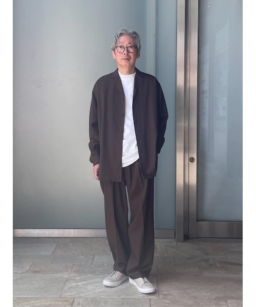 COLUMN(コラム)の「COLUMN / ベーシックモックネックカットソー(Tシャツ/カットソー・メンズ・パープル/ブラック/ホワイト/ネイビー・MEDIUM/LARGE/SMALL/X-LARGE)」の10枚目の写真