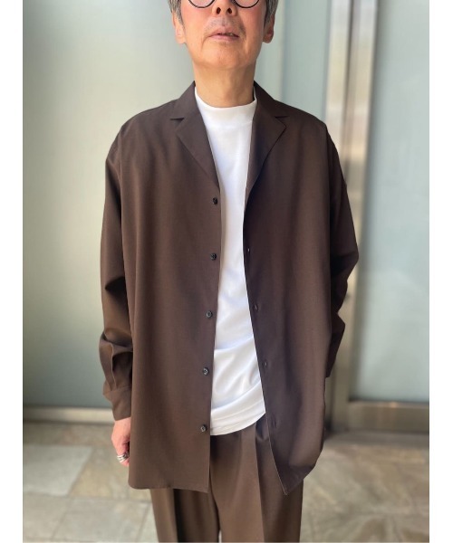 COLUMN(コラム)の「COLUMN / ベーシックモックネックカットソー(Tシャツ/カットソー・メンズ・パープル/ブラック/ホワイト/ネイビー・MEDIUM/LARGE/SMALL/X-LARGE)」の9枚目の写真