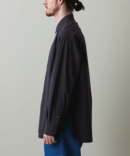 Steven Alan（スティーブンアラン）の「＜Steven Alan＞ 60 タイプライター レギュラーカラー シャツ -ALINE LOOSE（シャツ/ブラウス・メンズ・ホワイト/ネイビー/グレー・S/M/L/XL）」の11枚目の写真