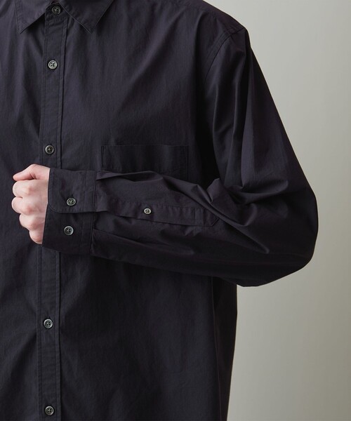 Steven Alan（スティーブンアラン）の「＜Steven Alan＞ 60 タイプライター レギュラーカラー シャツ -ALINE LOOSE（シャツ/ブラウス・メンズ・ホワイト/ネイビー/グレー・S/M/L/XL）」の14枚目の写真