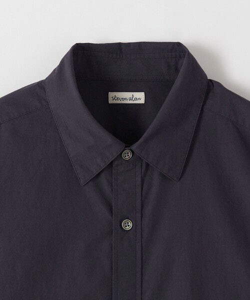 Steven Alan（スティーブンアラン）の「＜Steven Alan＞ 60 タイプライター レギュラーカラー シャツ -ALINE LOOSE（シャツ/ブラウス・メンズ・ホワイト/ネイビー/グレー・S/M/L/XL）」の21枚目の写真