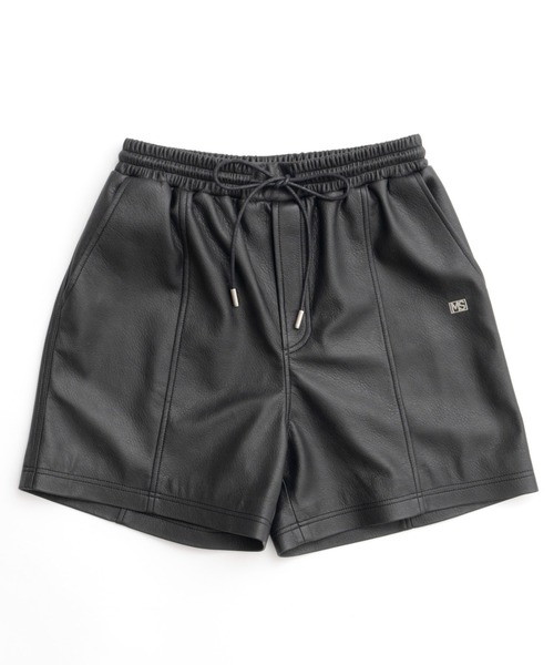 MAISON SPECIAL ヴィンテージヴィーガンレザーショーツ MAISON SPECIAL（メゾンスペシャル）の「Vintage Vegan Leather Shorts