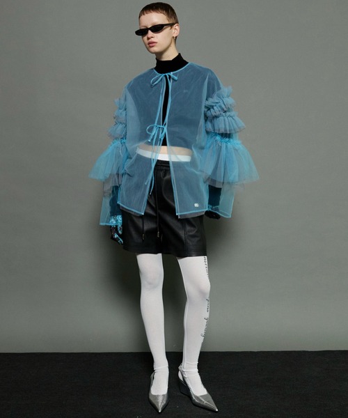 Vegan Leather Shorts Pants/ヴィーガンレザーショーツ【MAISON
