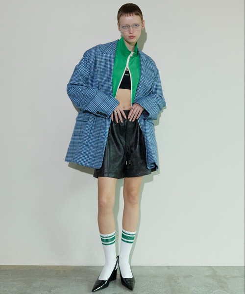 MAISON SPECIAL（メゾンスペシャル）の「Vintage Vegan Leather Shorts