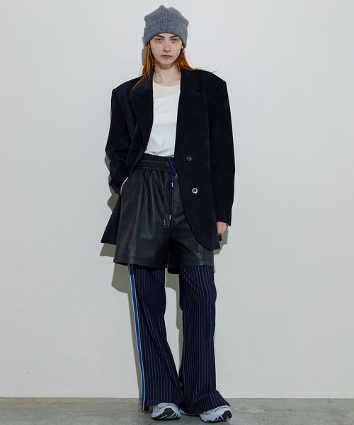 Vegan Leather Shorts Pants/ヴィーガンレザーショーツ【MAISON