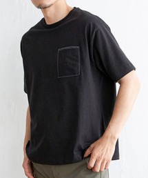 ikka | ストライプMIXポケットT(Tシャツ/カットソー)