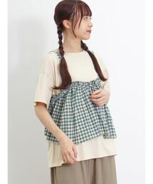 Samansa Mos2 | ビスチェセットTシャツ(Tシャツ/カットソー)