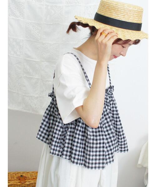 Samansa Mos2（サマンサ モスモス）の「ビスチェセットTシャツ（T