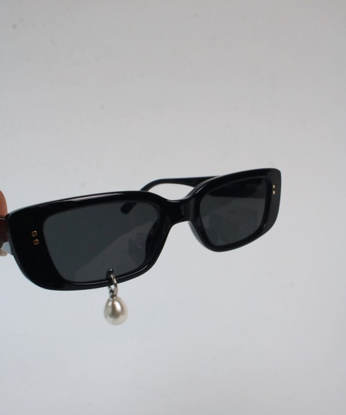 KIMHEKIM】PEARL TEAR SLIM SUNGLASSES