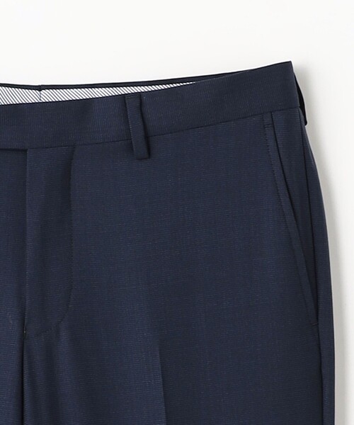 green label relaxing（グリーンレーベルリラクシング）の「GLR CLOTH マイクロデザイン スリム スーツパンツ -防シワ-（スーツパンツ・メンズ・ネイビー/ダークグレー・76/80/84/88/92/72）」の15枚目の写真