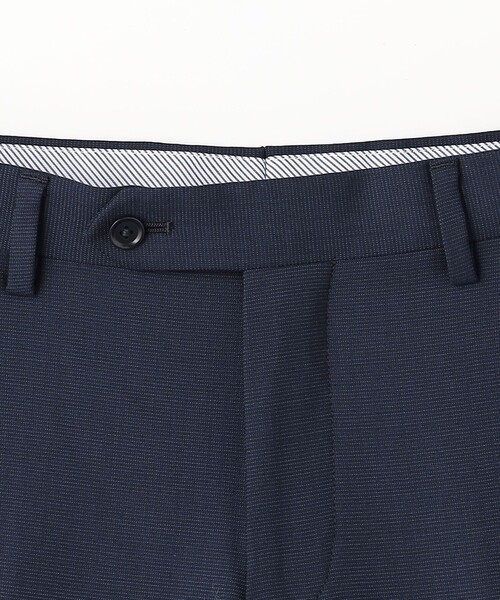 green label relaxing（グリーンレーベルリラクシング）の「GLR CLOTH マイクロデザイン スリム スーツパンツ -防シワ-（スーツパンツ・メンズ・ネイビー/ダークグレー・76/80/84/88/92/72）」の10枚目の写真