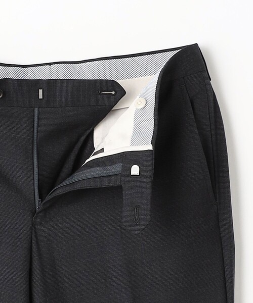 green label relaxing（グリーンレーベルリラクシング）の「GLR CLOTH マイクロデザイン スリム スーツパンツ -防シワ-（スーツパンツ・メンズ・ネイビー/ダークグレー・76/80/84/88/92/72）」の22枚目の写真