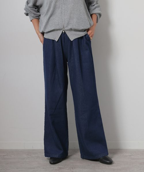 JOURNAL STANDARD relume(ジャーナルスタンダード レリューム)の「9oz C/Rデニムイージー(デニムパンツ・レディース・ブルー/ネイビー・38/36)」の7枚目の写真