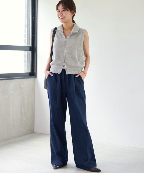JOURNAL STANDARD relume(ジャーナルスタンダード レリューム)の「9oz C/Rデニムイージー(デニムパンツ・レディース・ブルー/ネイビー・38/36)」の10枚目の写真