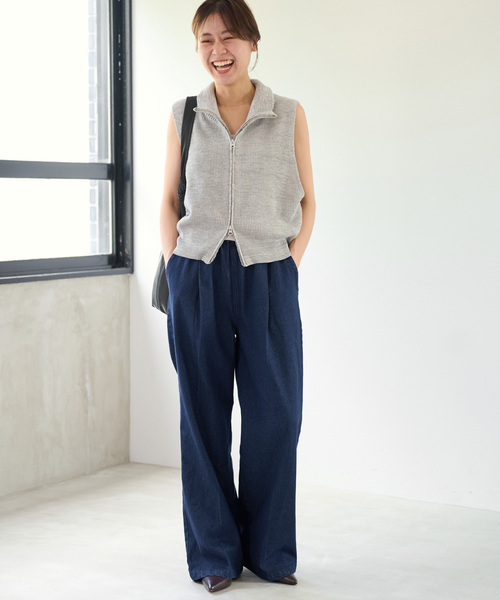 JOURNAL STANDARD relume(ジャーナルスタンダード レリューム)の「9oz C/Rデニムイージー(デニムパンツ・レディース・ブルー/ネイビー・38/36)」の12枚目の写真