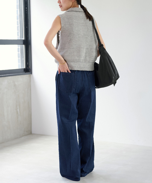JOURNAL STANDARD relume(ジャーナルスタンダード レリューム)の「9oz C/Rデニムイージー(デニムパンツ・レディース・ブルー/ネイビー・38/36)」の14枚目の写真