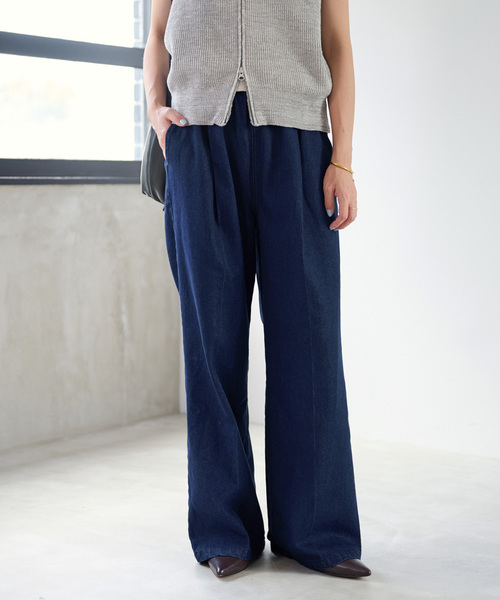 JOURNAL STANDARD relume(ジャーナルスタンダード レリューム)の「9oz C/Rデニムイージー(デニムパンツ・レディース・ブルー/ネイビー・38/36)」の15枚目の写真
