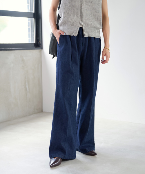 JOURNAL STANDARD relume(ジャーナルスタンダード レリューム)の「9oz C/Rデニムイージー(デニムパンツ・レディース・ブルー/ネイビー・38/36)」の16枚目の写真