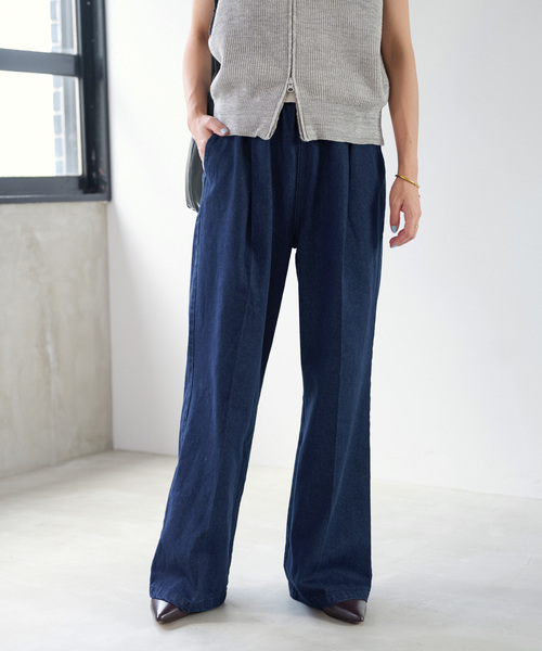JOURNAL STANDARD relume(ジャーナルスタンダード レリューム)の「9oz C/Rデニムイージー(デニムパンツ・レディース・ブルー/ネイビー・38/36)」の17枚目の写真