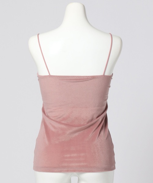 bijorie（ビジュリィ）の「【bijorie】ベロア カップ付きキャミソール／NEW BASIC（その他アンダーウェア/インナー・レディース・ブラック/ベージュ/ピンク・MEDIUM/LARGE/LG）」の11枚目の写真