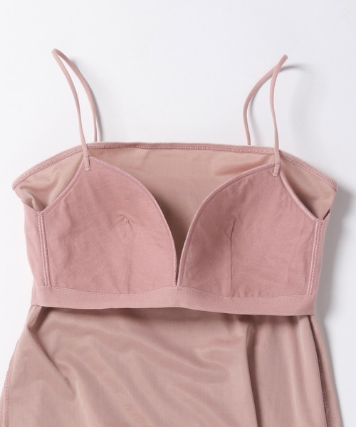 bijorie（ビジュリィ）の「【bijorie】ベロア カップ付きキャミソール／NEW BASIC（その他アンダーウェア/インナー・レディース・ブラック/ベージュ/ピンク・MEDIUM/LARGE/LG）」の13枚目の写真