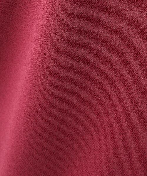 SHOO・LA・RUE（シューラルー）の「◆【洗える】ドットボタンがアクセント 着こなし色々クルーネックカーディガン（カーディガン/ボレロ・レディース・ライトグレー/ボルドー/スミクロ/ブラック・04/03/02）」の8枚目の写真