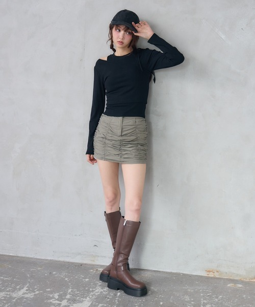 ENVYM(アンビー)の「ダメージピグメントキャップ(キャップ・レディース・ブラック・FREE)」の11枚目の写真