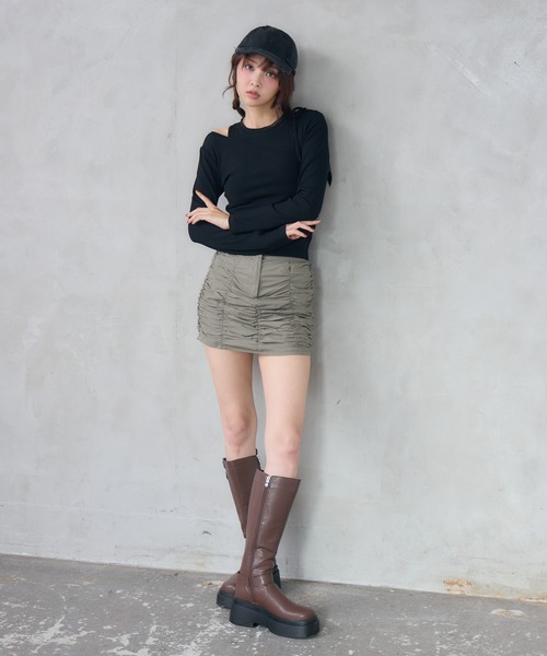 ENVYM(アンビー)の「ダメージピグメントキャップ(キャップ・レディース・ブラック・FREE)」の15枚目の写真